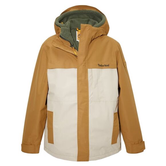 Timberland Mens Benton 3-in-1 Waterproof Jacket Medium Wheat Humus - NWT $300 - Picture 8 of 8